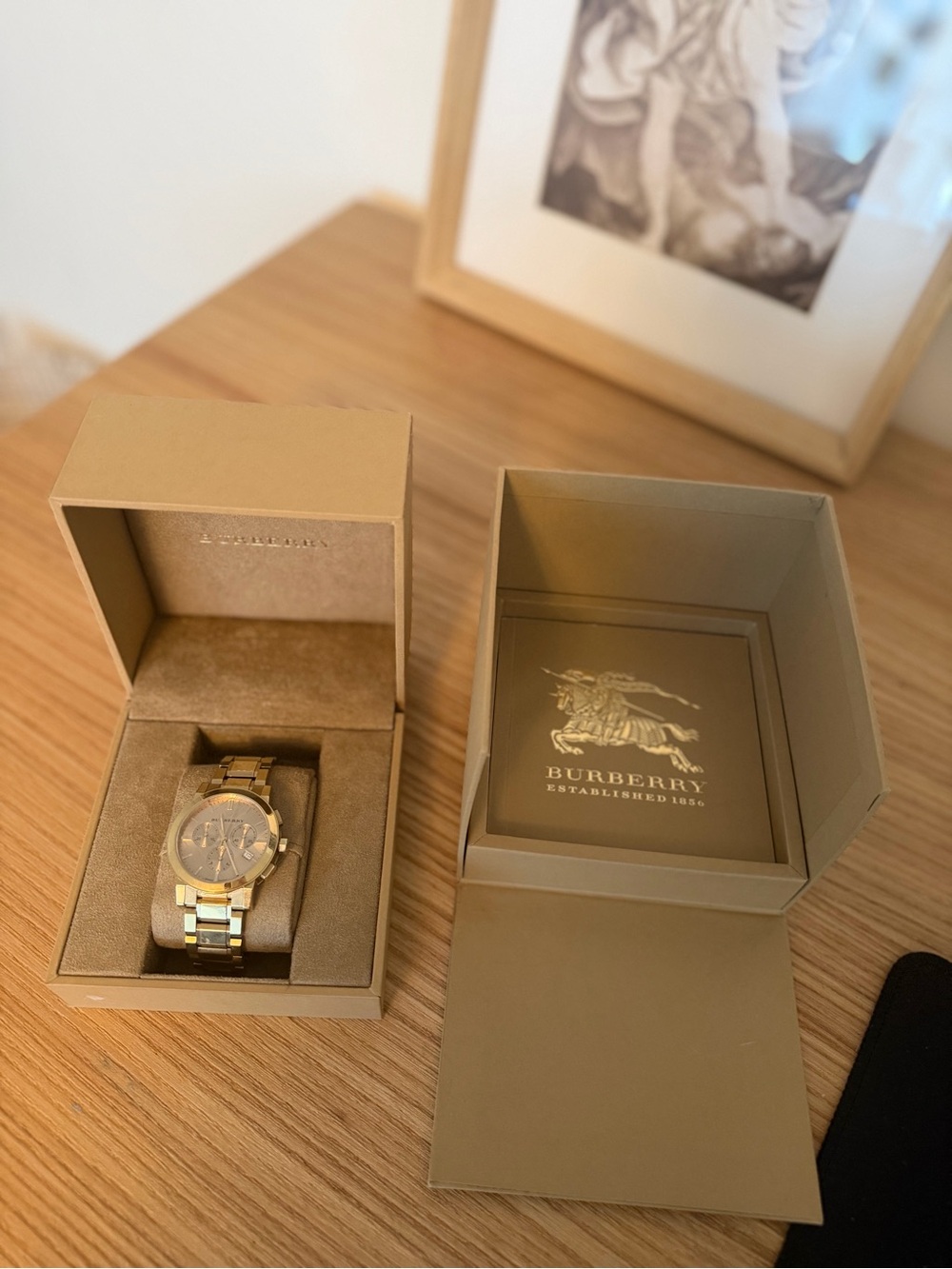 Burberry Gold-Tone Stainless Steel Watch